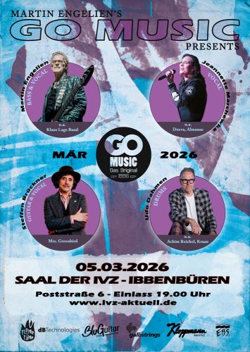 Tickets für GO MUSIC im MÄRZ am 05.03.2026 - Karten kaufen